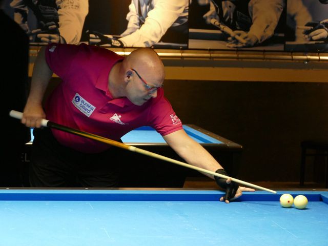 Demonstratie artistiek biljart