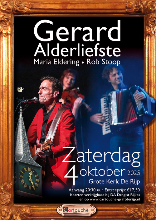 Een poster van Gerard Alderliefste