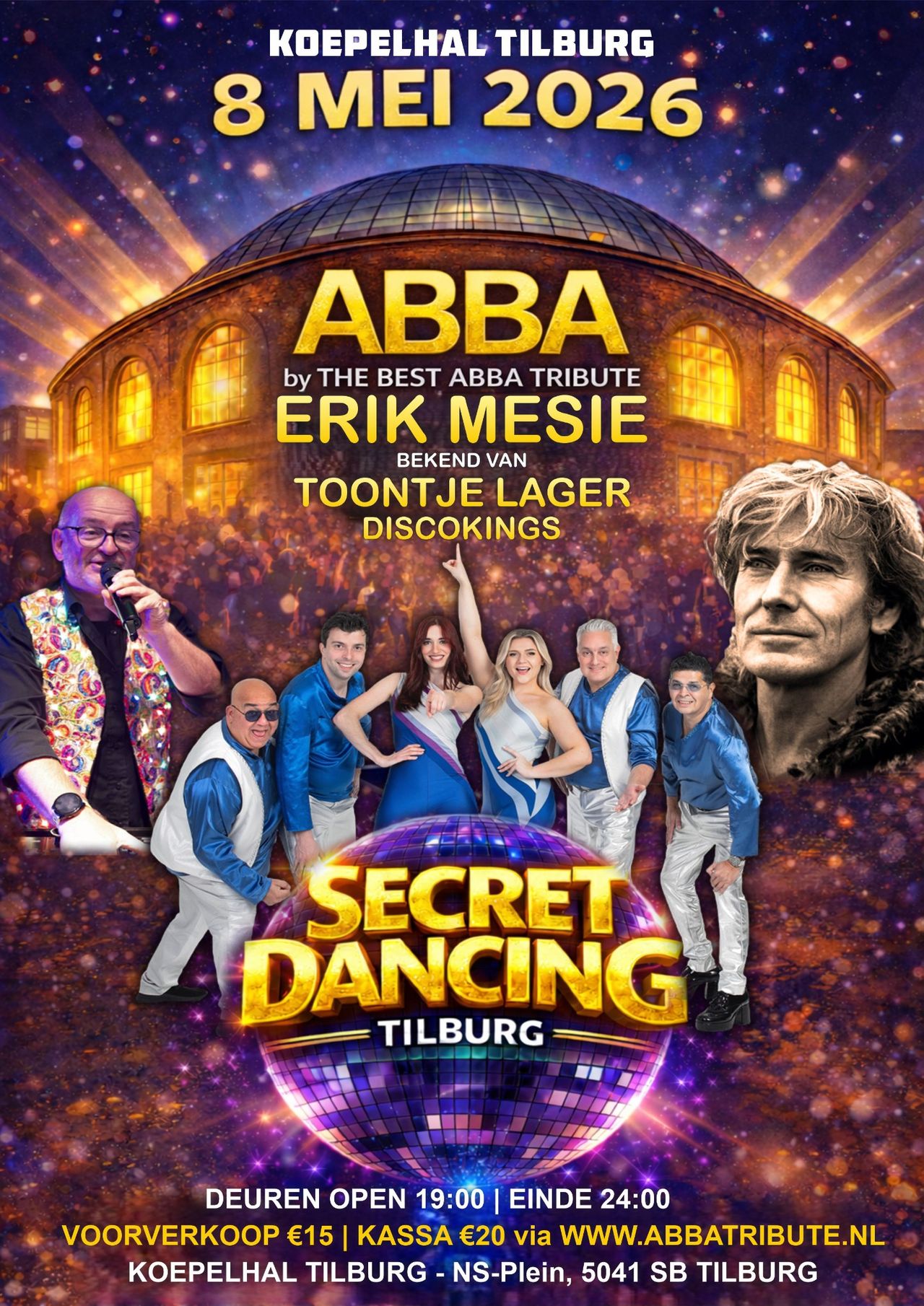 A3 poster Secret Dancing Tilburg