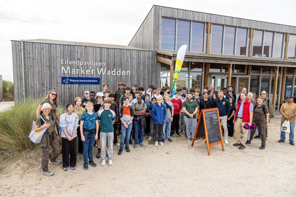 100 leerlingen Porteum naar Marker Wadden