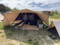 5 persoons de Waard tent op Ver Weg, Stortemelk