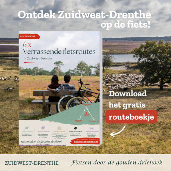 Gratis routeboekje fietsroutes Zuidwest-Drenthe