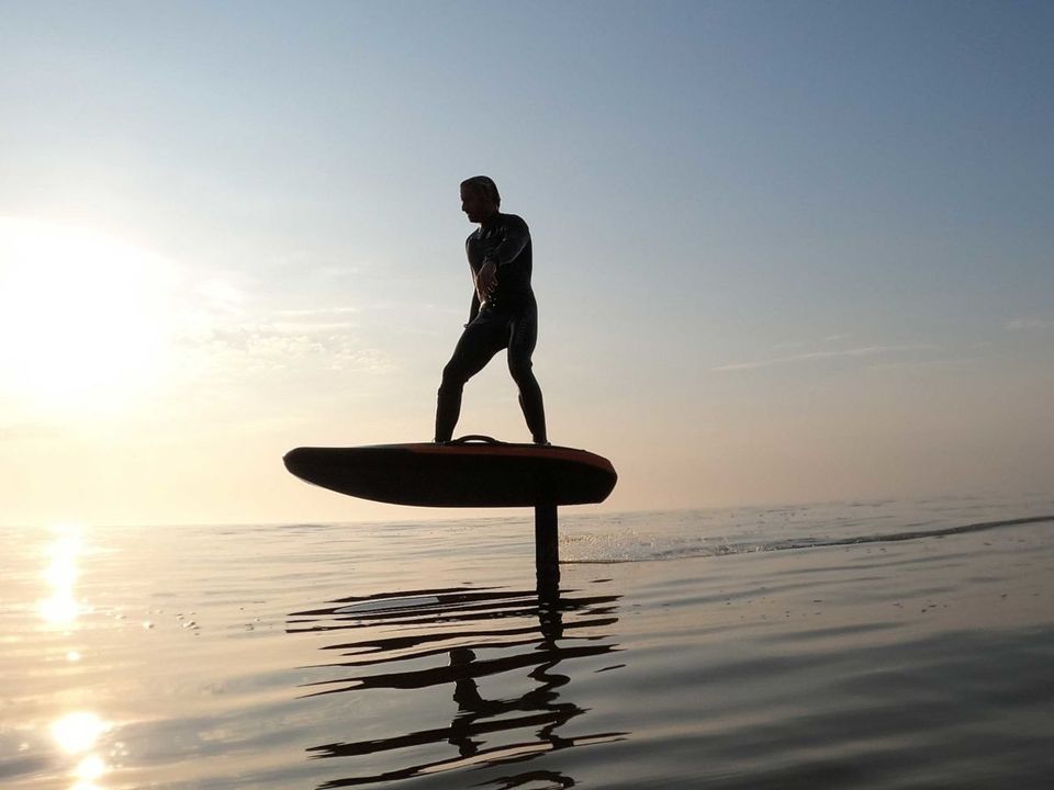 Efoilen in Heeg bij Flying Fish