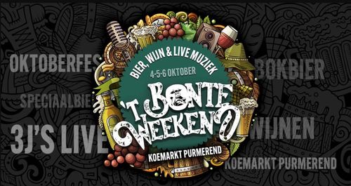 Promotie logo van 't Bonte Weekend