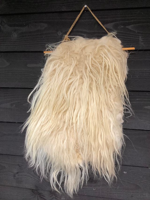 Loper van wol van het Drentse heideschaap