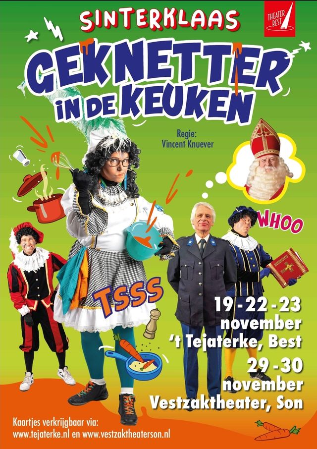 Sinterklaas voorstelling in Tejaterke