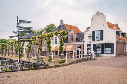 het centrum van sloten