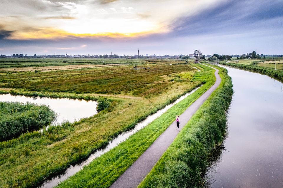 Foto van hardlopende vrouw
