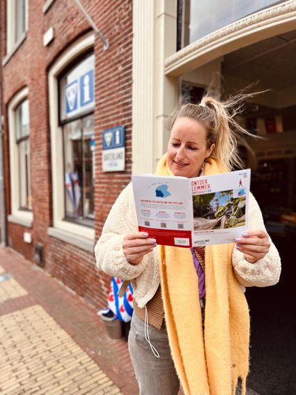 Lydia met dorpskuier Lemmer