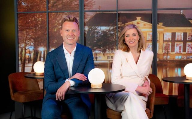 WNL. Presentatoren Sam Hagens en Welmoed Sijtsma