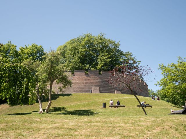 Buitenkant Burcht Leiden