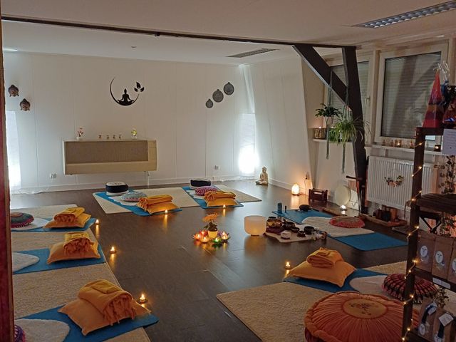 interieur van de yogastudio