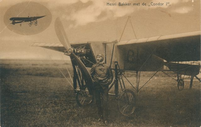 Henri Bakker  met ‘Condor I’.
