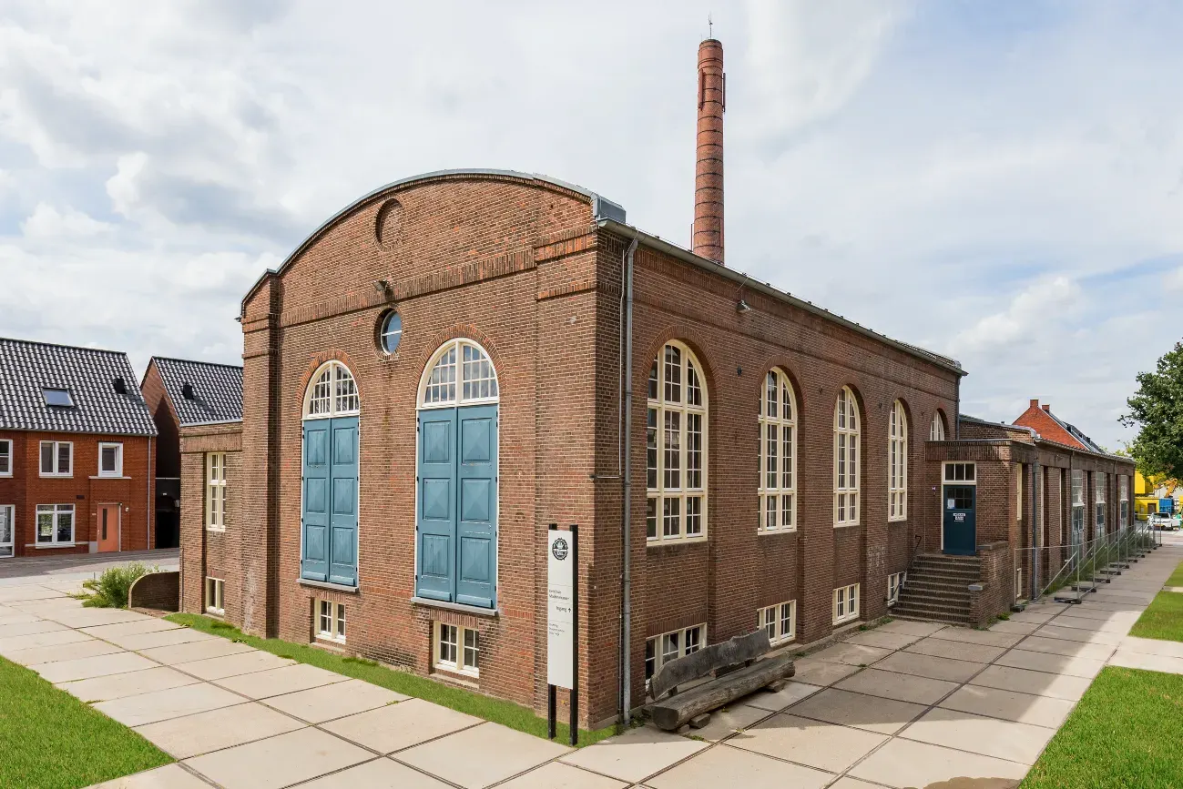 gebouw van de Stoommachine van de buitenkant