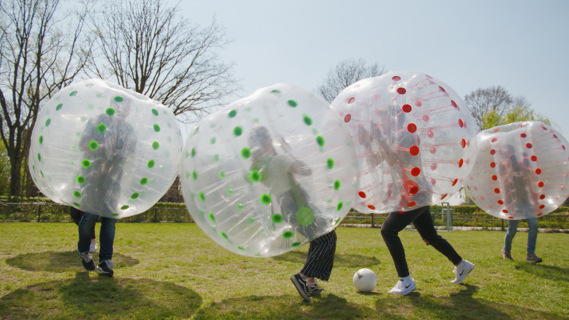 Leuke groepsactiviteit Bumpervoetbal