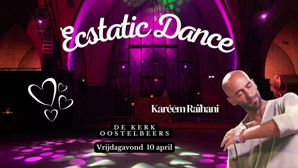aankondiging ecstatic dance met DJ