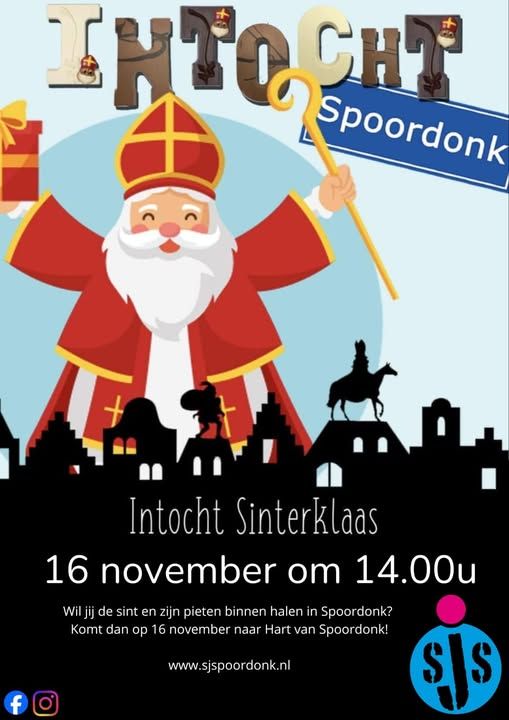 Sinterklaas in Spoordonk