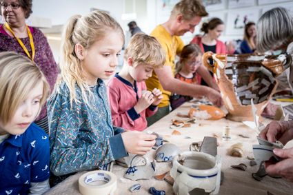 Kinderen in de ArcheoHotspot
