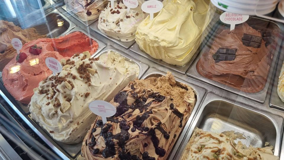 pinky ice cream refrigeration display case