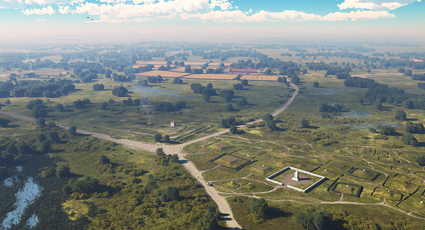 Impressie van het grafveld bij Bemmel