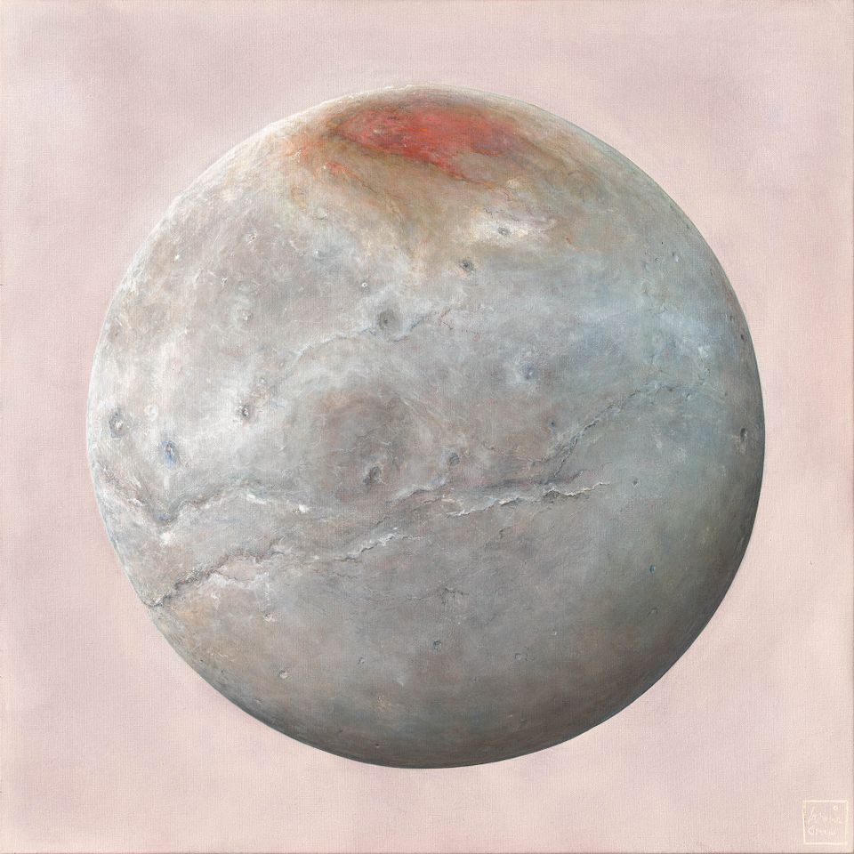 Olieverf op linnen, 100 x 100cm