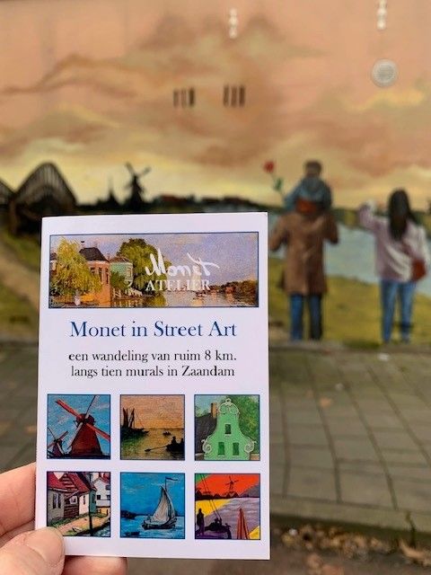 Foto van de street art wandeling van Monet