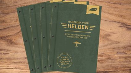 Stapeltje boekjes Handboek voor Helden