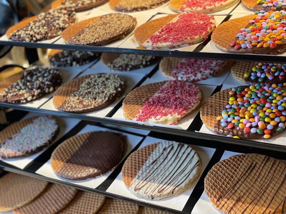 Versierde stroopwafels