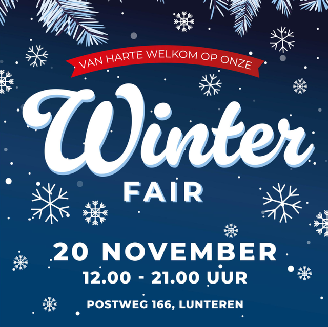 Poster Winterfair Luteren