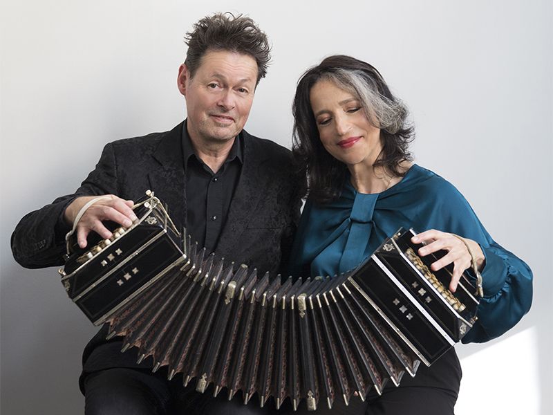 duo Marietta Petkova, piano, en Carel Kraayenhof, bandoneon