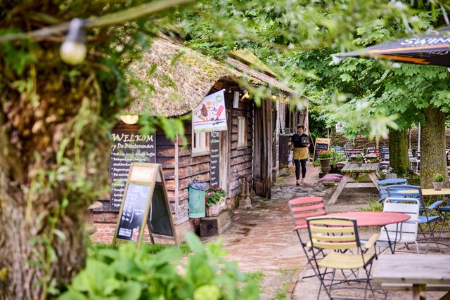 Buiten naar het terras