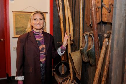 Roxane Knetemann in Museum Opsterlân.