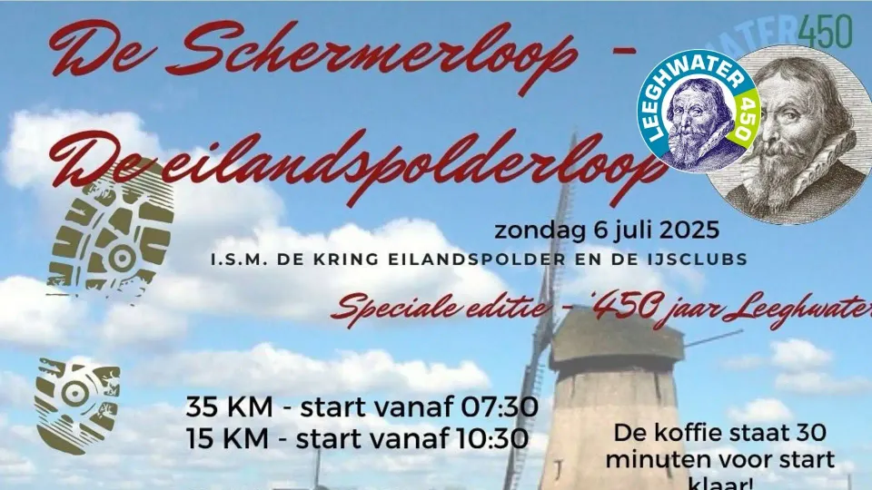 Poster van de Schermerloop