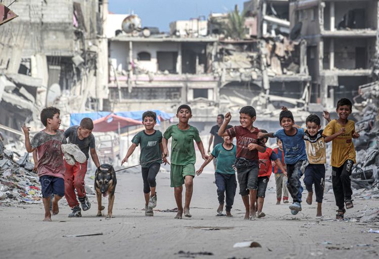Foto's van Gaza in het Oorlogsmuseum Overloon