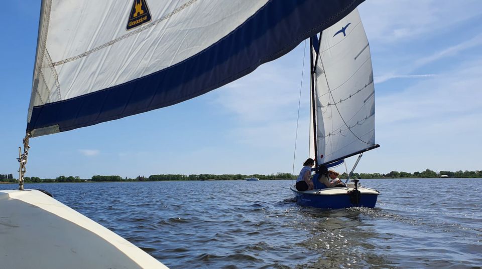 Polyvalk op het Oldambtmeer