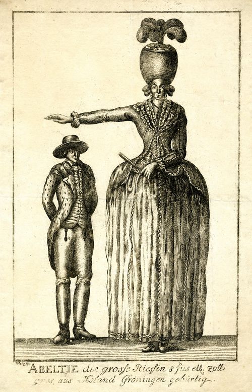 Abeltje, de reuzin van Kolham, 1760