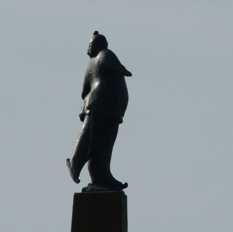 Elfstedentocht beeld Aukje in Workum