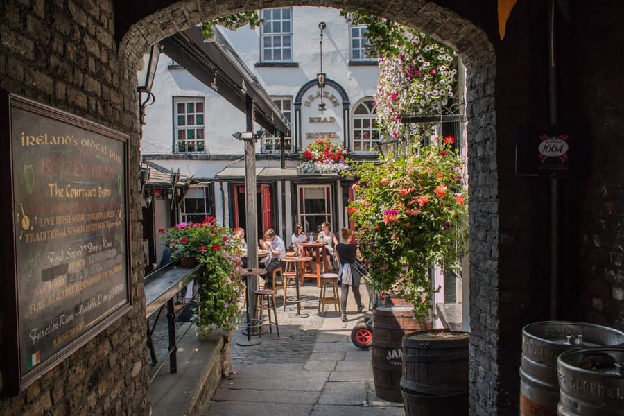 The Brazen Head pub in Dublin, Ierland