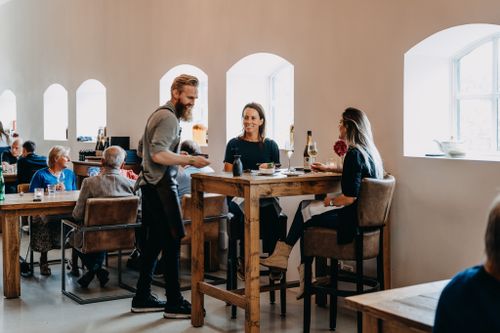 Uit eten bij de Blauwe Camer wijngaard Oosterhout