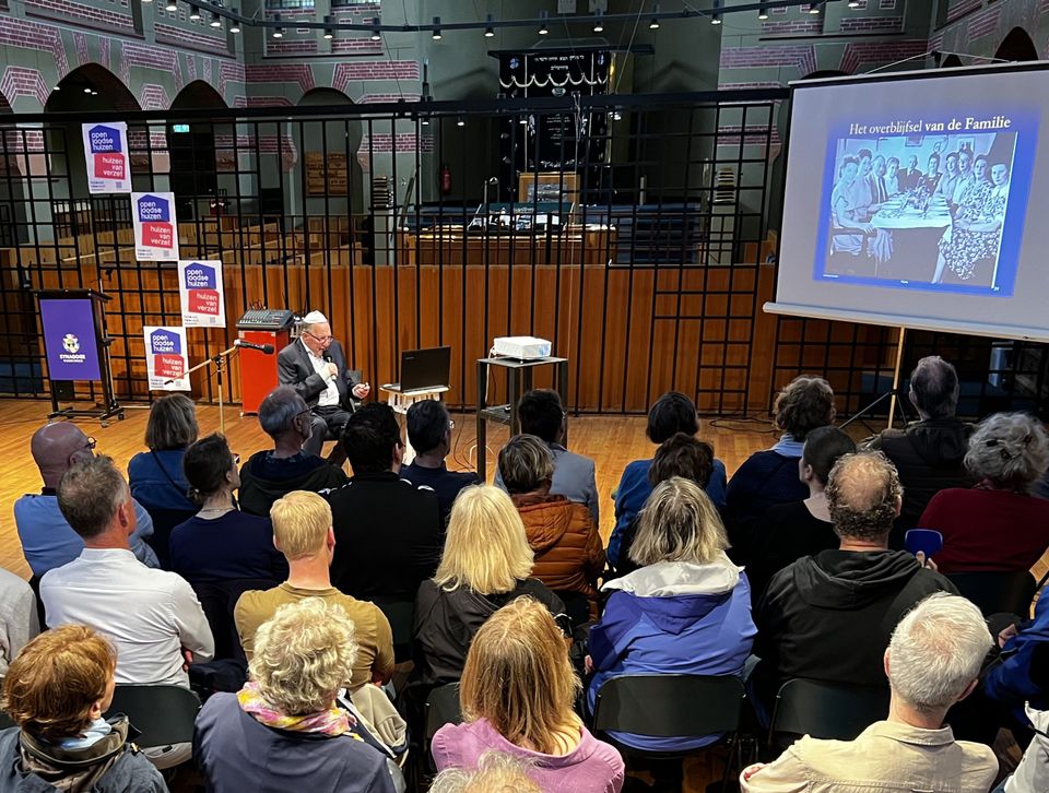Ooggetuige Rene de Vries zal spreken in Synagoge Groningen