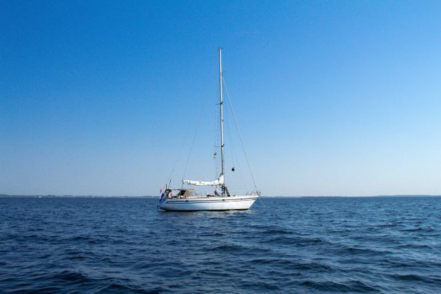 Zeilboot op het Grevelingenmeer