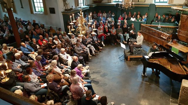 concert bij kaarslicht Vlieland