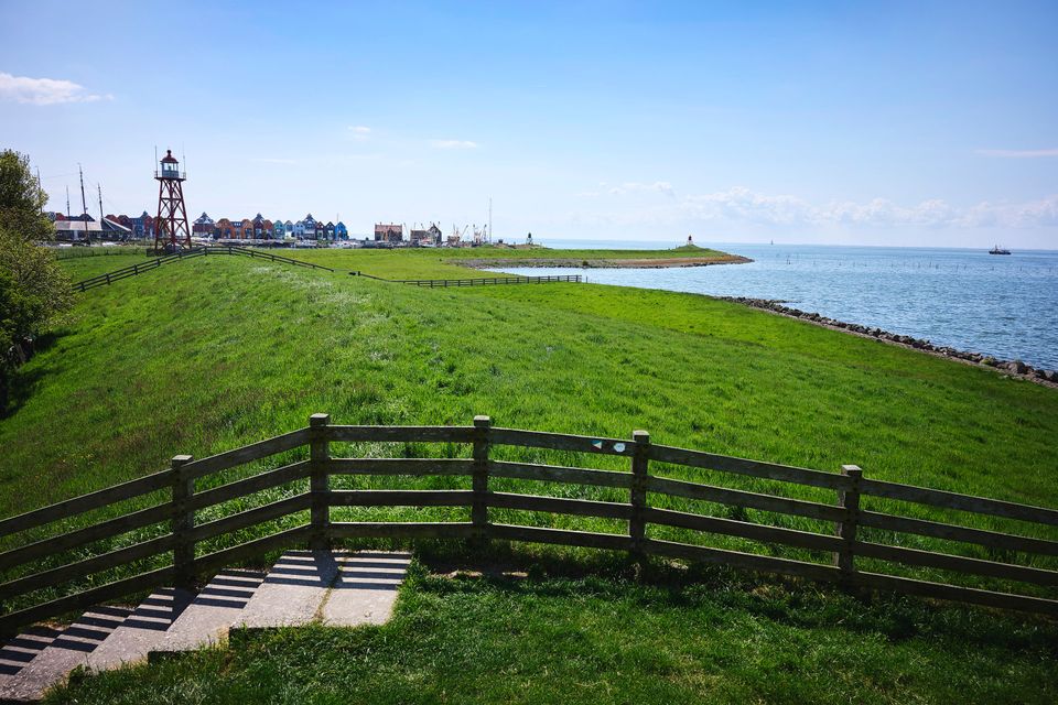 IJsselmeerdijk uitzichtpunt Stavoren Friesland