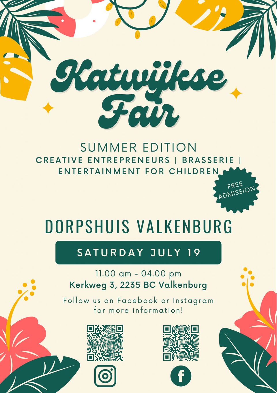 Afbeelding flyer Katwijkse fair