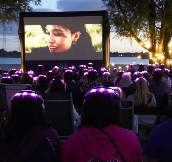 Buitenbeeld - openlucht bioscoop