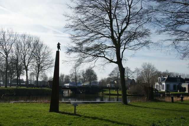 Elfstedentocht beeld Aukje in Bolsward