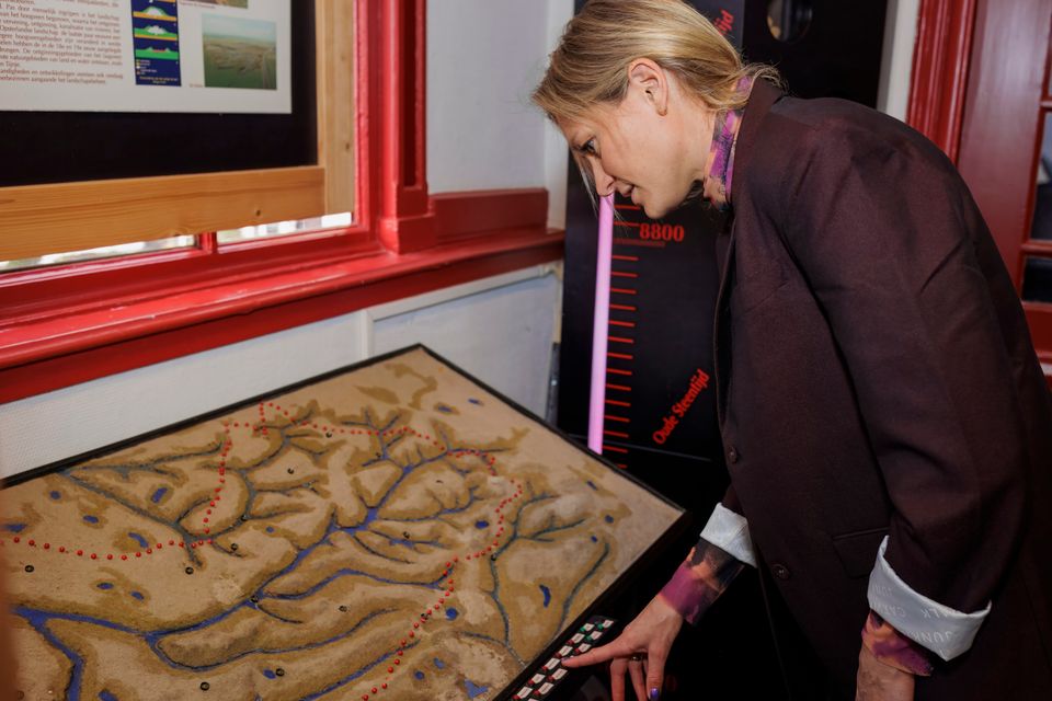 Roxane Knetemann in Museum Opsterlân.