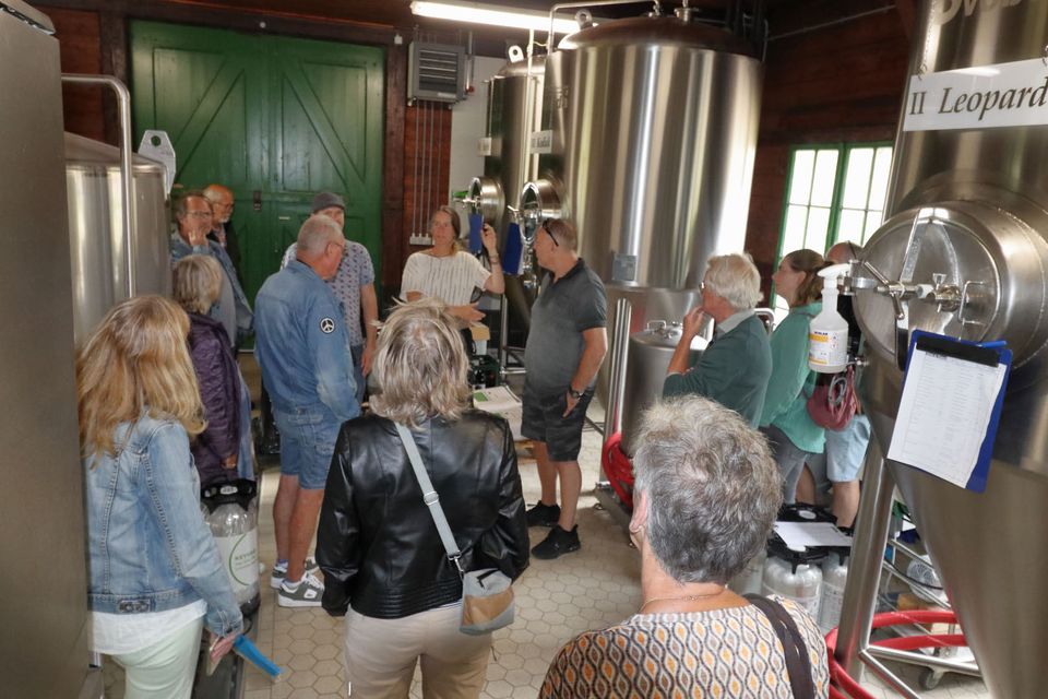 Het bezoek bij de bierbrouwerij Lauret