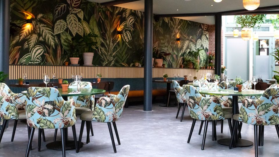 Binnenkant restaurant