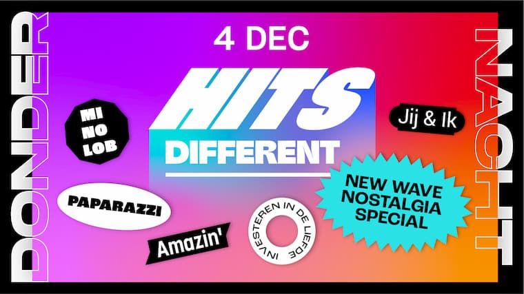Dondernacht: Hits Different (new wave nostalgia special)